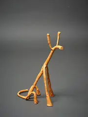 Barry Lett, Spotty Dog, steel armature, builder’s bog and paint, edition of 2 (2002)