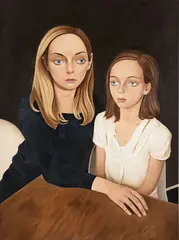 Peter Stichbury, Estelle and Helena, acrylic on linen