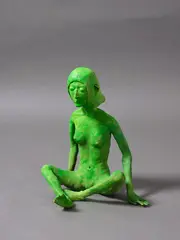 Francis Upritchard, Aphid, modelling material, wire and polymer paint (2008)