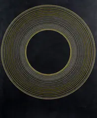 Ralph Hotere, Black Painting, acrylic on canvas
