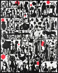 Andy Leleisi’uao, Untitled, acrylic on canvas