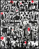 Andy Leleisi’uao, Untitled, acrylic on canvas