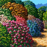 Karl Maughan, Whawharua, oil on canvas