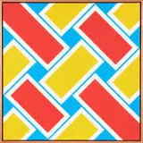 Ian Scott, Small Lattice No. 175, acrylic on canvas
