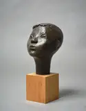 Jim Allen, Portrait of the Artist’s Son, Tony, cast bronze on timber base (1950)