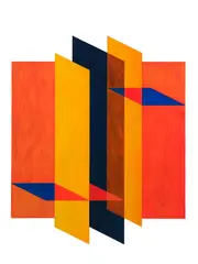Roy Good, Parallel Universe No. 2, acrylic on shaped wood