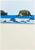 Robin White, Allan's Beach, screenprint, 60/60