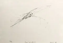 Tony Fomison, Angel of Death, lithograph, 10/12