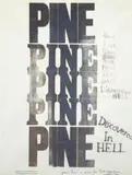 Ralph Hotere, Pine: Discovered in Hell, monoprint