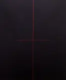 Ralph Hotere, Red on Black, colour screenprint from the Barry Lett multiples series