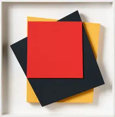 Geoff Thornley, Untitled - Construction, oil on canvas laid onto boards
