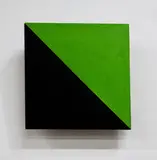 Stephen Bambury, Homage to Morandi (No. 4), acrylic polymer and pigment on canvas