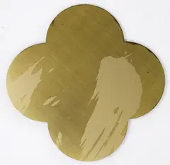 Remembrance by Max Gimblett, silkscreen-print on lacquered brass quatrefoil, sold Jun 2026