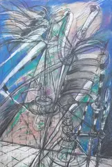Philippa Blair, Untitled, pastel on paper