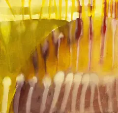 Philippa Blair, Budding, oil on canvas