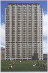 P J Paterson, Southbank, digital collage photograph, 1/3