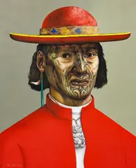 Paul Jackson, Monsignor, oil on linen
