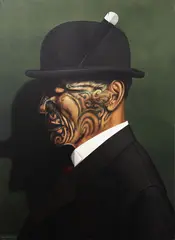 Paul Jackson, The Tohunga, oil in linen