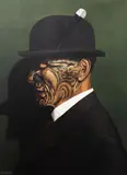 Paul Jackson, The Tohunga, oil in linen