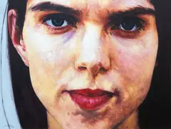 Stephen Marty Welch, Waiting for an Answer, oil on board