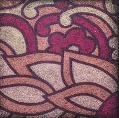 Reuben Paterson, Down by the Banks of the Hanky Panky XXXIX, glitterdust on canvas