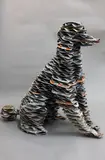 Jeffrey Thomson, Untitled, Dog, corrugated iron