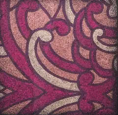 Reuben Paterson, Down by the Banks of the Hanky Panky XI, glitterdust on canvas