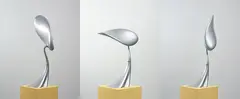 Phil Price, Ovoid, carbon fibre, precision bearings and stainless steel (2012)