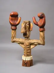 Warren Viscoe, Box On, stained wood (circa 2003)