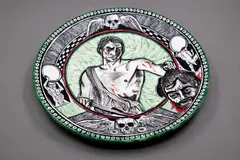 Sam Mitchell, Big Boyz Don't Cry, glazed ceramic