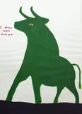 David Shrigley, Untitled (I Will Not Fight), screenprint on 200g Munken Lynx paper, open edition