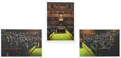 Monkey Parliament I, II and III by Mason Storm, limited edition prints, released individually 2012 - 2022, all A/P, offered Jun 2026
