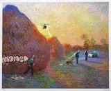 Zedsy, Needle in a Haystack, archival print and screenprint on paper, 7/264