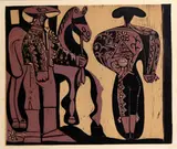 Pablo Picasso, Picador and Matador (1962), linocut