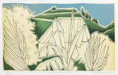 Mount Eden Landscape by Claudia Pond Eyley, lithograph, edition 87/106, sold Jun 2026