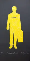 Michele Bryant, Auckland Man I, print, 1/40