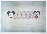 Dick Frizzell, Mickey to Tiki Tu Meke, poster print