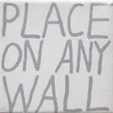 John Reynolds, Place on any Wall, metallic marker pen on canvas