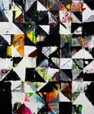Dylan Lind, Penthouse Perfection, mixed media on board
