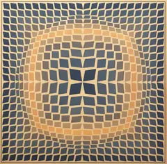 Victor Vasarely, Quasar-2 (1971), colour lithograph