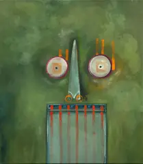 Hannah Ireland, Over exposed, watercolour on canvas