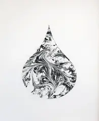 Liyen Chong, Untitled - Teardrop, print on paper