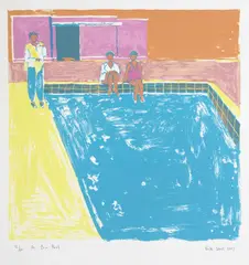Kate Small, Pt Erin Pool, screenprint, 12/60