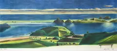 Above Matauri by Stanley Palmer, monoprint, sold Jun 2026