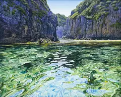 Mark Cross, Gap (Mokohinau), giclee print
