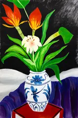 Cynthia Brown, Untitled - Still Life, acrylic on canvas