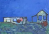 Trevor Bayly, Missing, acrylic and charcoal on paper