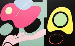 Untitled by William Millwood, acrylic on canvas laid onto board, offered Jun 2026