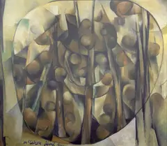 Colin McCahon, Untitled - Kauri, colour print