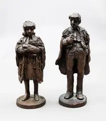 Ken Kendall, The Lawyers, bronze, two parts